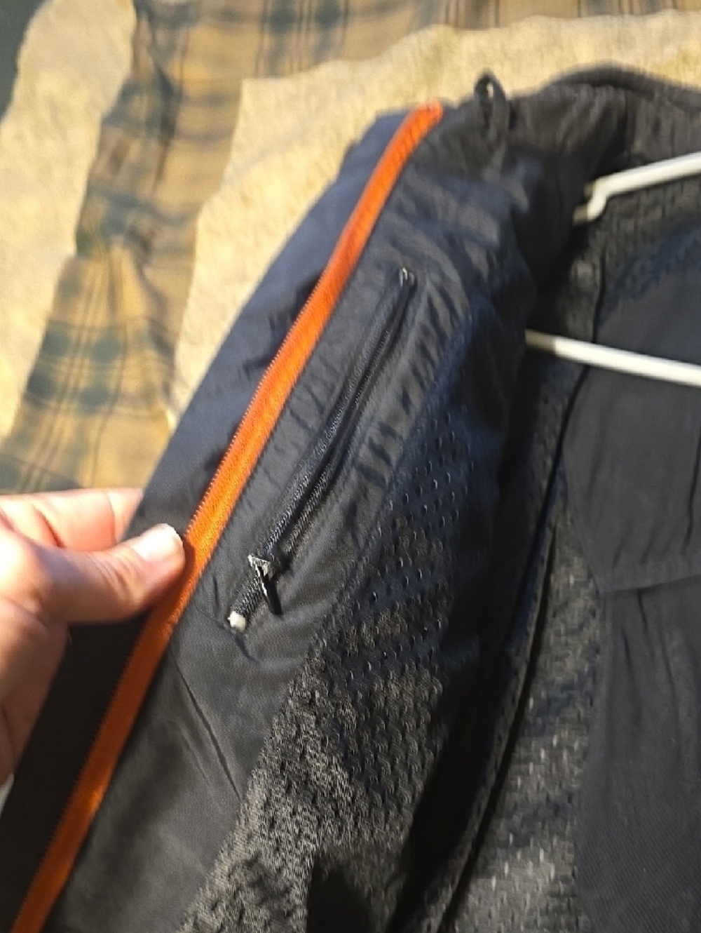 Harley-Davidson Black Jacket with White and Orange Accents Brand New Windproof - Picture 6 of 9